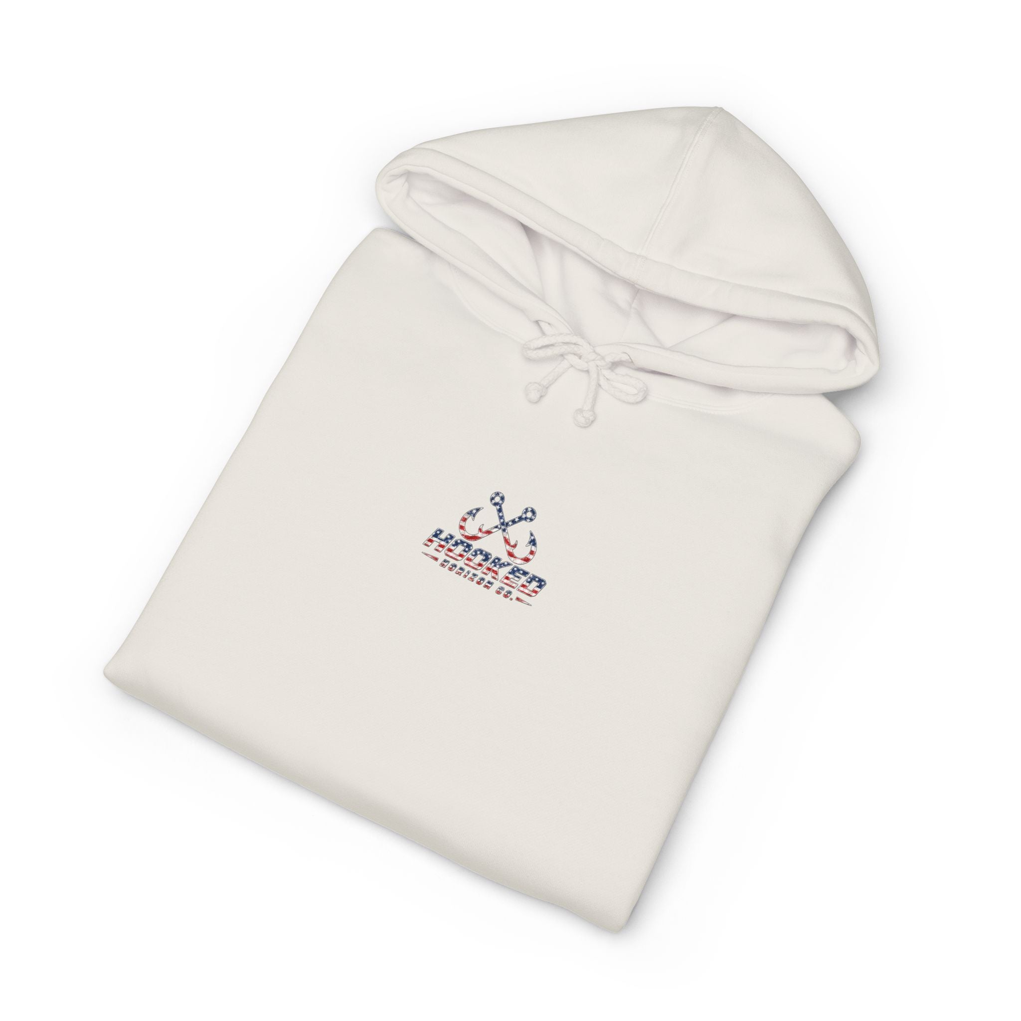 USA Manta Ray Hoodie Hooked Horizon Co. — Fishing Back Graphic Hoodie, Multiple Color Variations