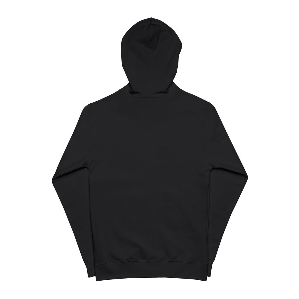 Hooked Horizon Co. Zip Hoodie — 'Wander Often' Minimal Chest Logo