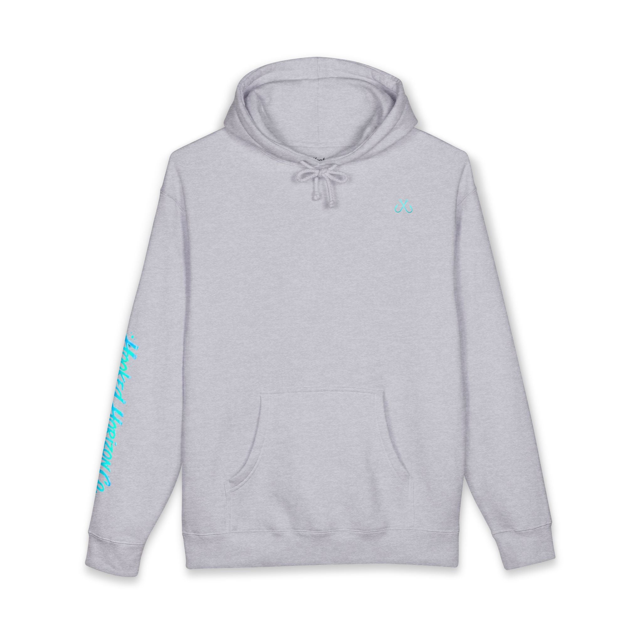 Sea Turtle & Sunset Hoodie Hooked Horizon Co. — Minimal Fishing Back Graphic Hoodie, Multiple Color Variations