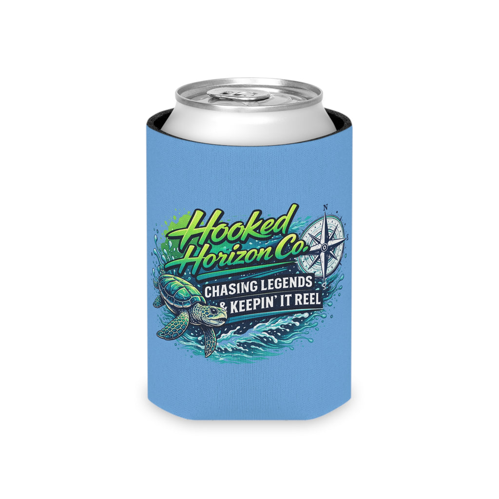 Hooked Horizon Co. Chasing Legends & Keepin' It ReelCooler Coozie — Hooked Horizon Co. Fishing Wave Koozie