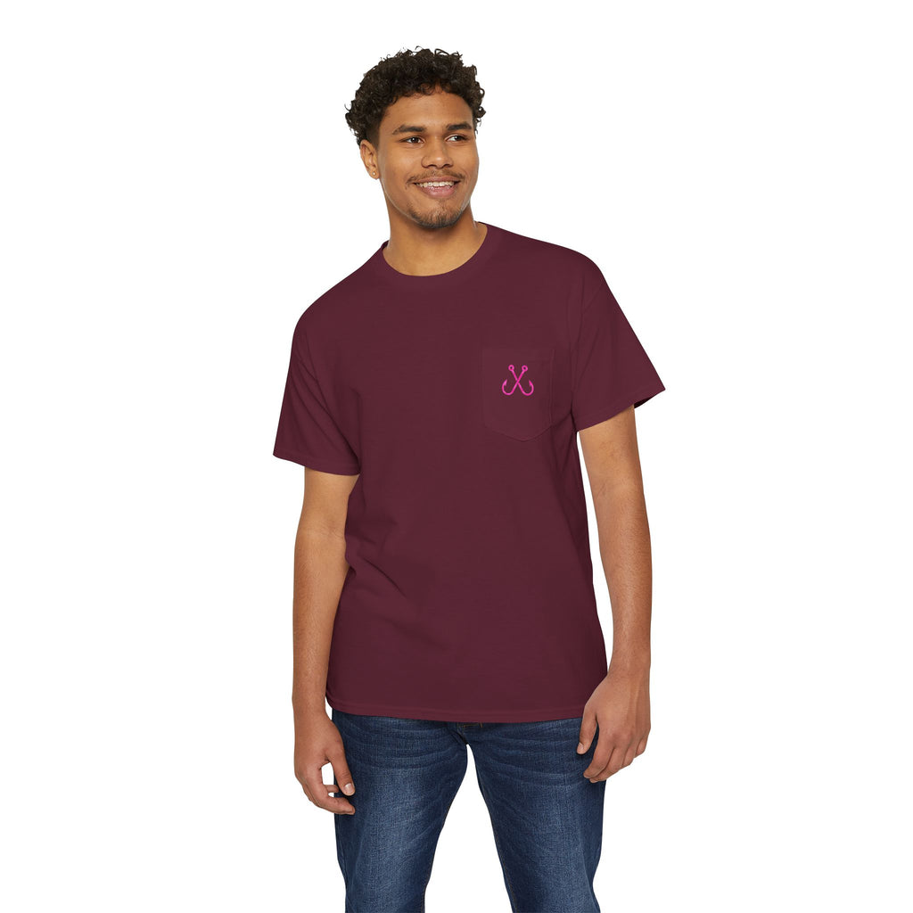 Turtle Deep Drift Hooked HorizonCo.  Tee- Perfect for Angler and Fishing Gifts, For him, For Her Unisex Cotton T-Shirt for Fishing & Wildlife Enthusiasts, Ocean Lovers