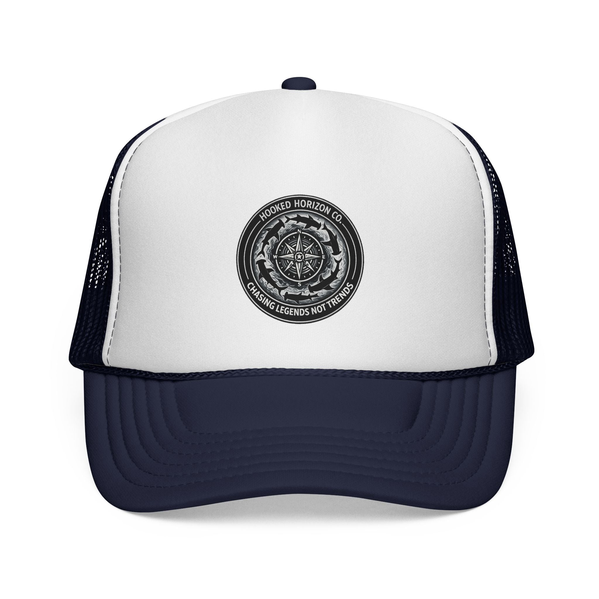 Chasing Legends Not Trends Trucker Cap — Fishing & Beach Hat