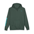 Sea Turtle & Sunset Hoodie Hooked Horizon Co. — Minimal Fishing Back Graphic Hoodie, Multiple Color Variations