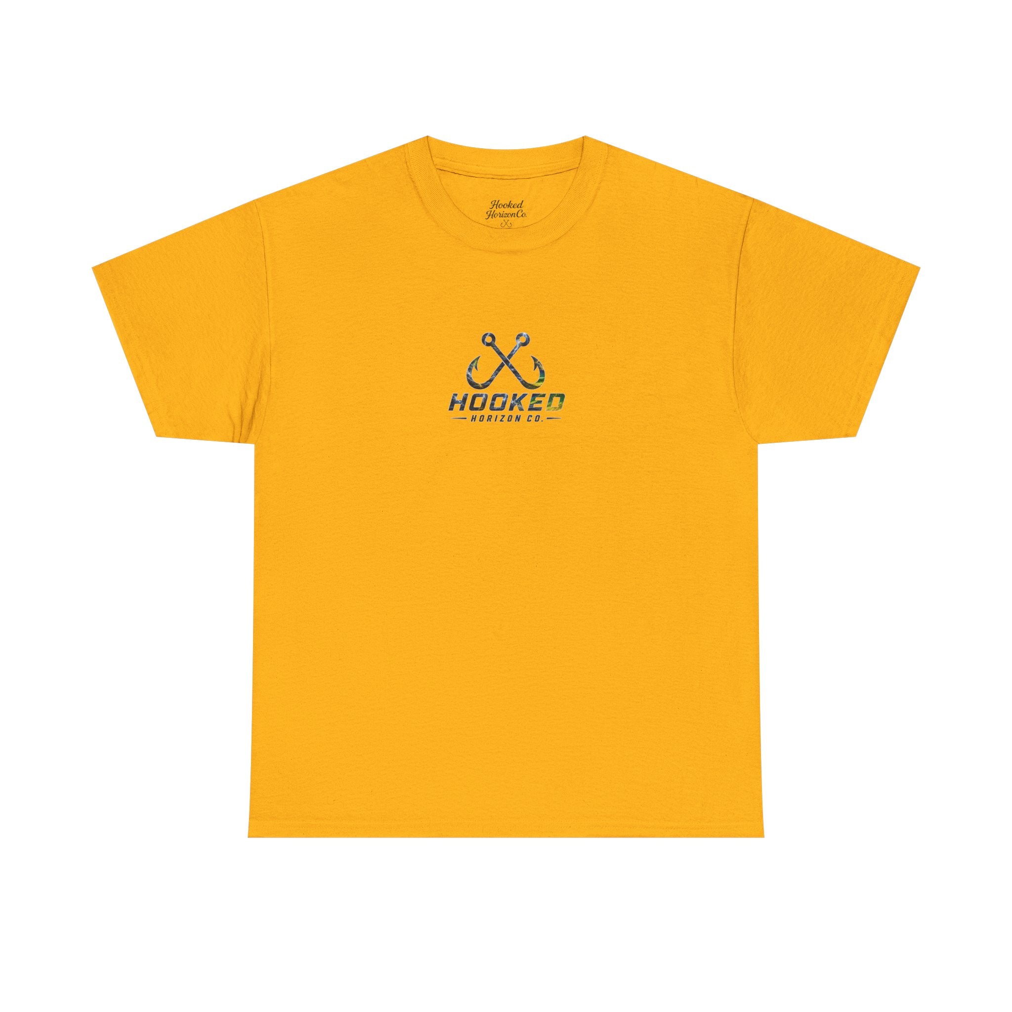Mahi Mahi Hooked Horizon Co Tee—Ocean Graphic Tee — "Beloved" Ray Design