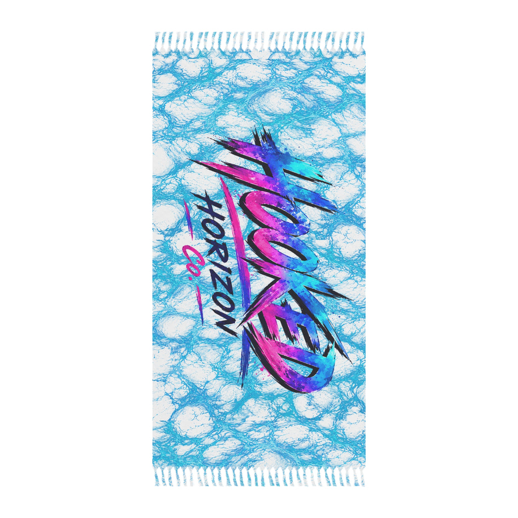 Boho Beach Towel — 'Summer Horizon' Tie-Dye Fringe Beach Towel