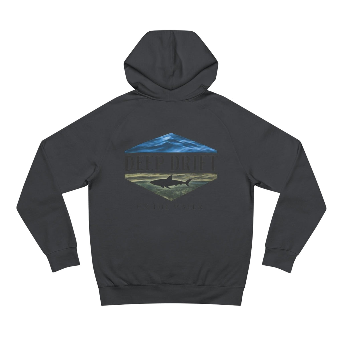 Shark Hoodie— "Deep Drift On The Water" Hooked Horizon Co. Unisex Supply Hoodie