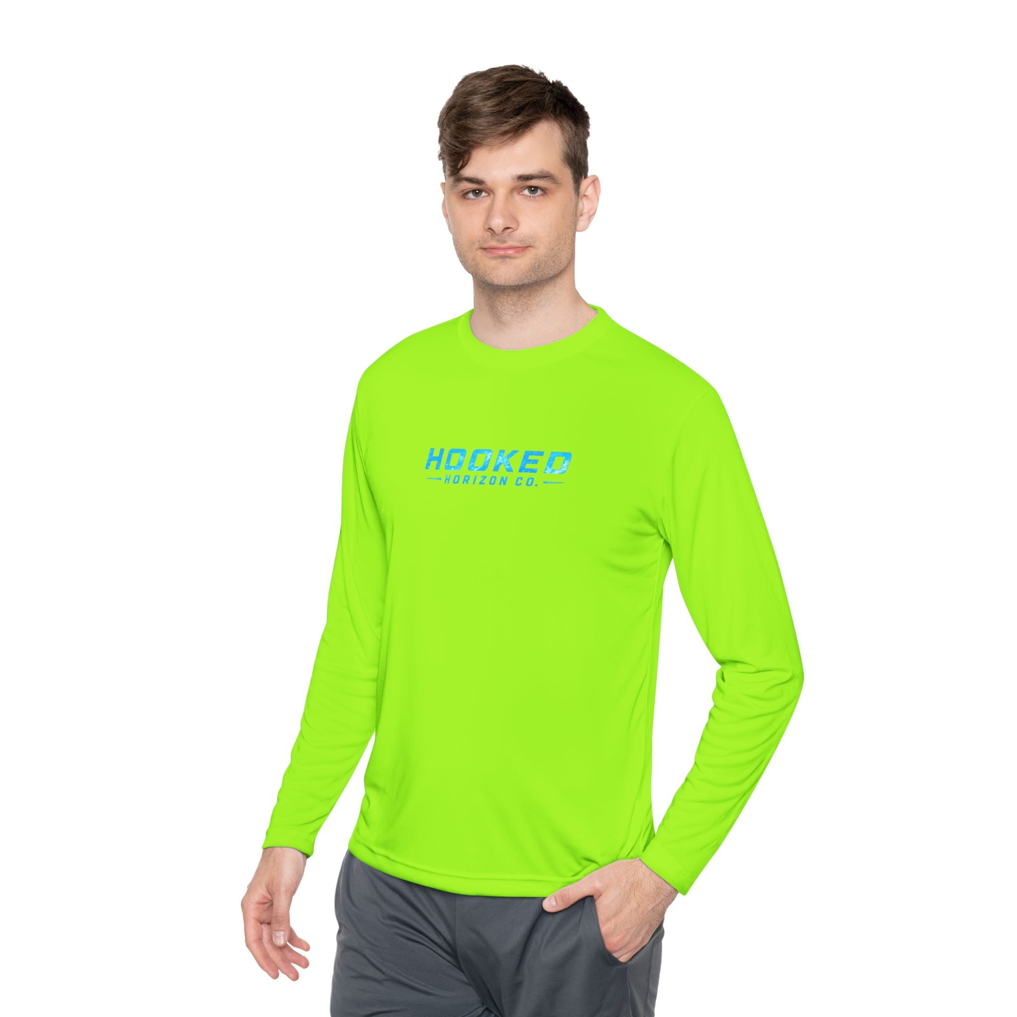 Moisture Wicking Classic Logo Tee—Horizon Co. Anchors Long Sleeve Tee — Lightweight Fishing Shirt