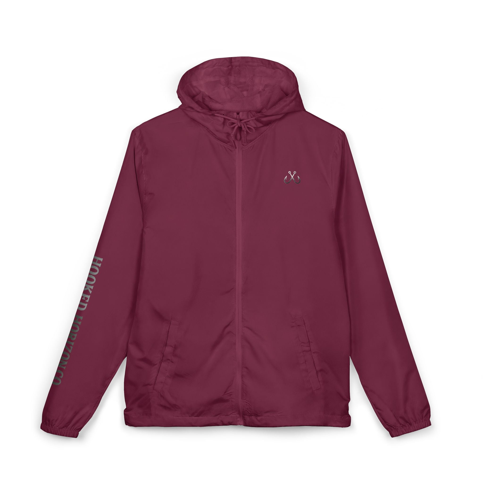 Chasing Legends Not Trends Compass Graphic Windbreaker Jacket — Nautical Adventure Hooded Windbreaker