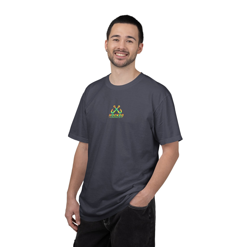 Retro 80s Tripple Fish Fishing Tee — Hooked Horizon Co.  Angler Gifts Ocean Lover Gifts