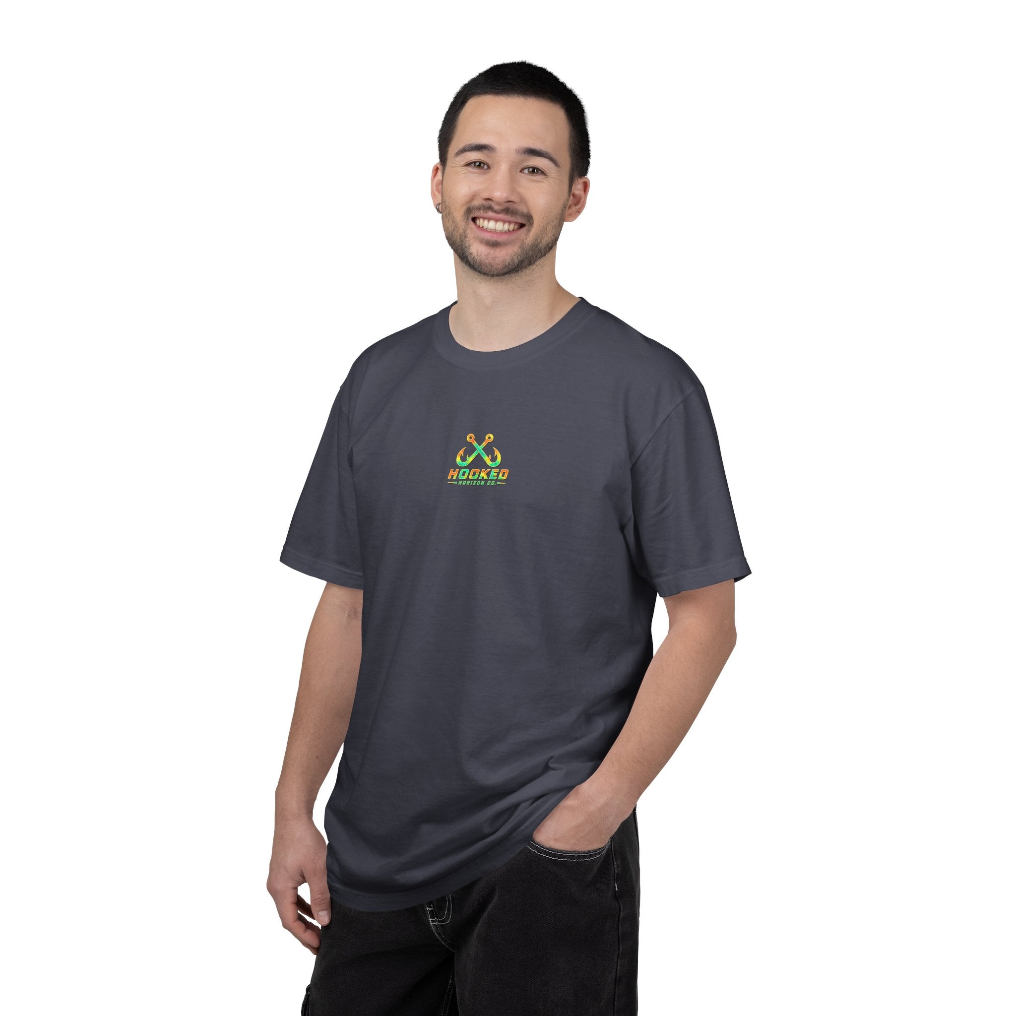 Retro 80s Tripple Fish Fishing Tee — Hooked Horizon Co.  Angler Gifts Ocean Lover Gifts