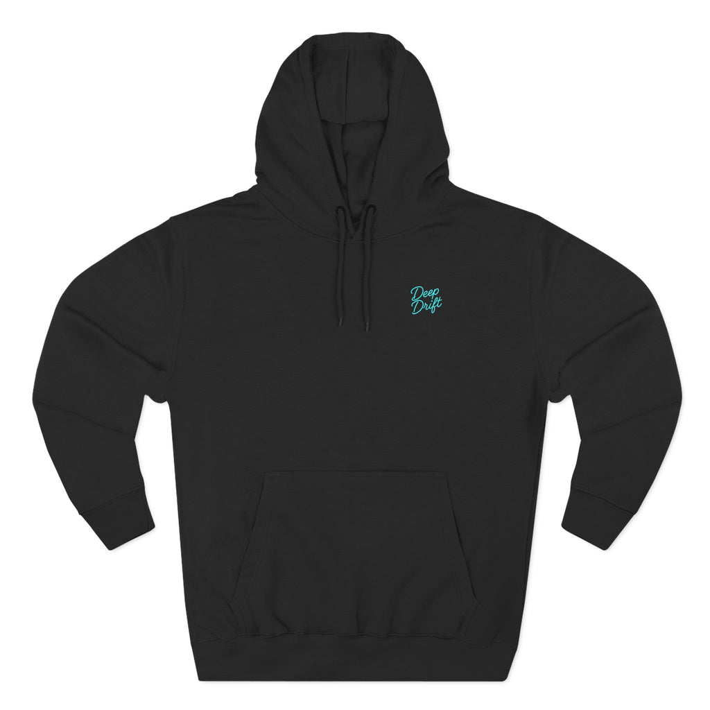 Wave & Sun Deep Drift– "Hooked By The Sea" Hooked Horizon Co. Unisex Hoodie for Ocean Lovers, Nautical Fashion, Cool Weather Gear, Everyday Comfort, Perfect Gift