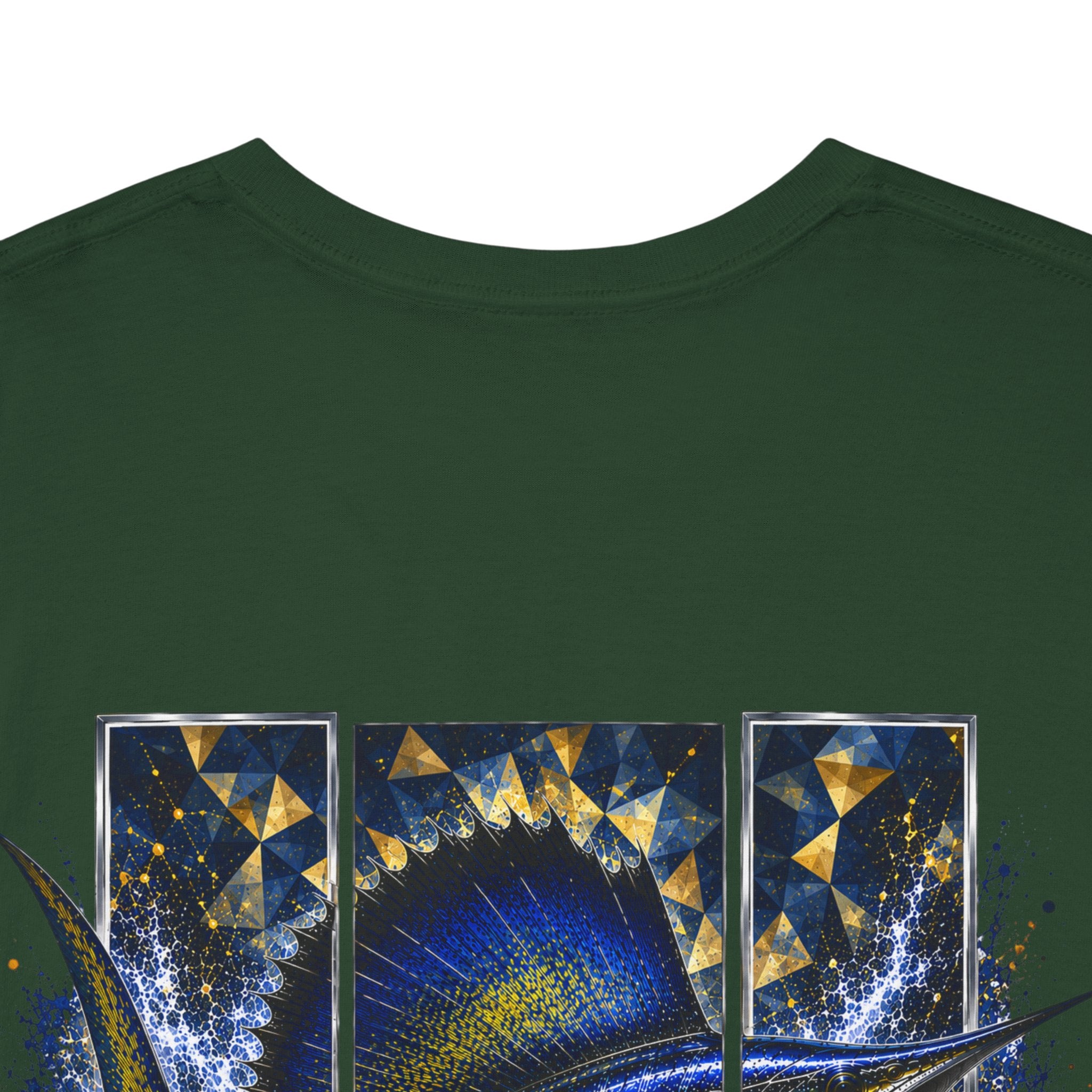 Sail Fish Hooked Horizon Co Tee—Ocean Graphic Tee — "Beloved" Ray Design