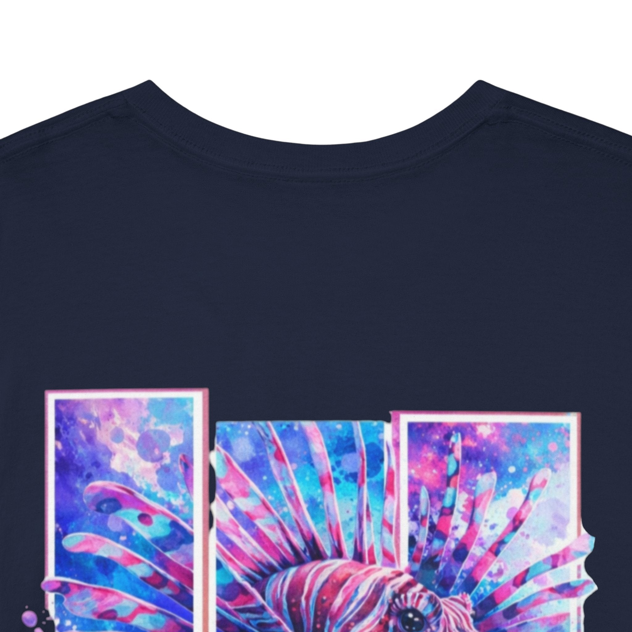 Lion Fish Hooked Horizon Co Tee—Ocean Graphic Tee — "Beloved" Ray Design