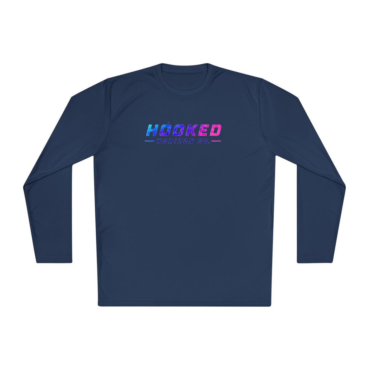 Moisture Wicking Classic Logo Shark Tee —Horizon Co. Anchors Long Sleeve Tee — Lightweight Fishing Shirt