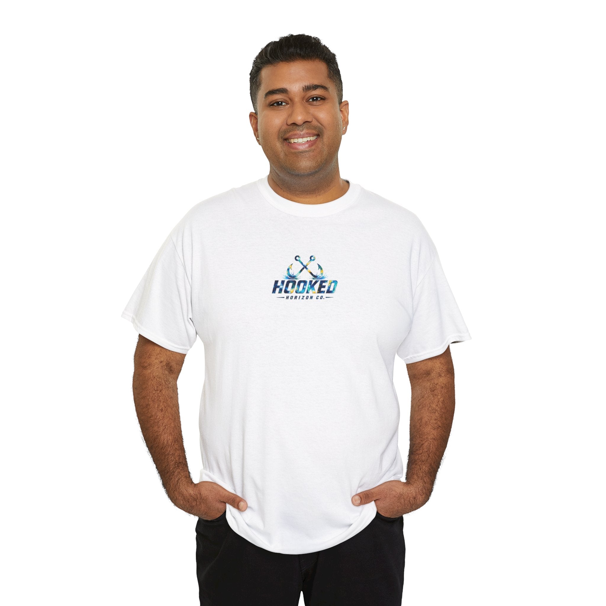 Barracuda Hooked Horizon Co Tee—Ocean Graphic Tee — "Beloved" Ray Design
