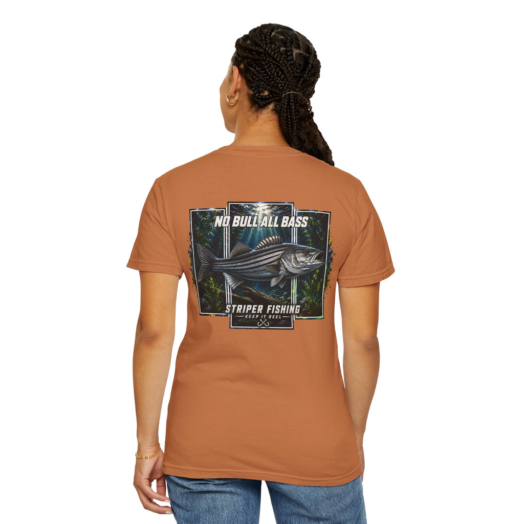 Saltwater Sea Striper Fishing Tee — Hooked Horizon Co.  Angler Gifts Ocean Lover Gifts