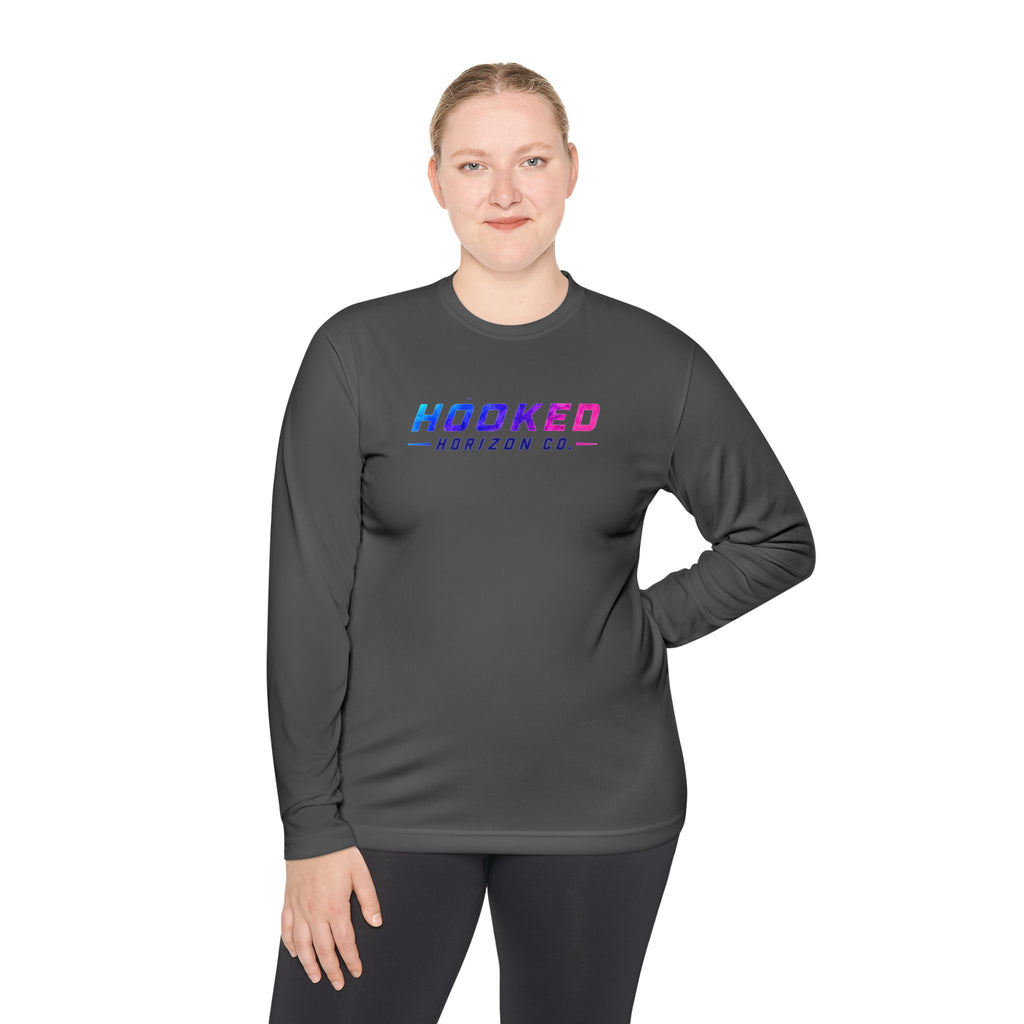Moisture Wicking Classic Logo Shark Tee —Horizon Co. Anchors Long Sleeve Tee — Lightweight Fishing Shirt