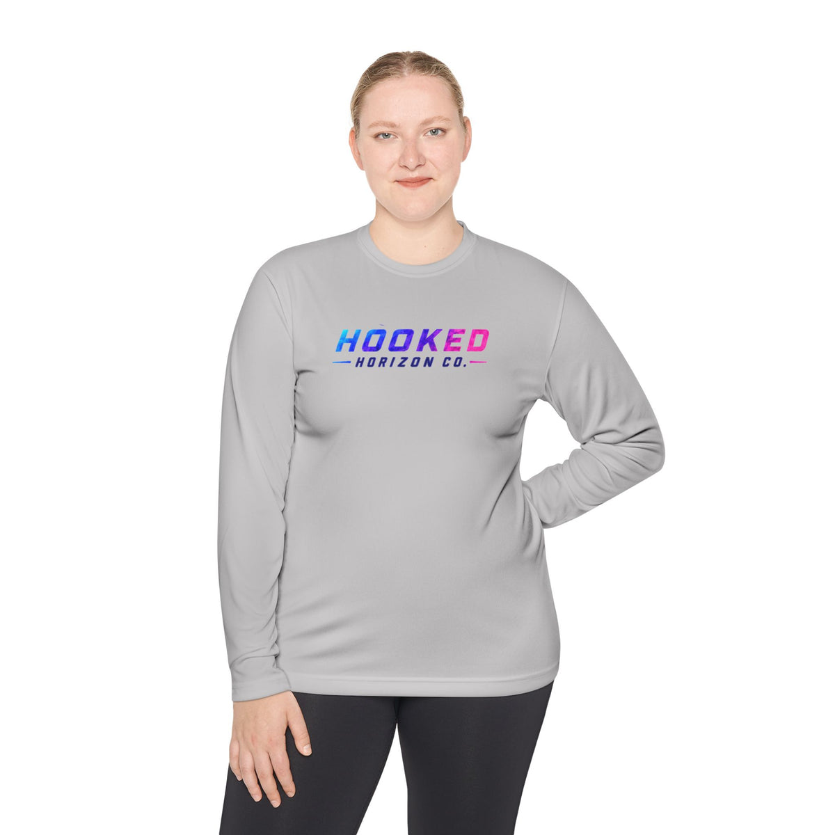 Moisture Wicking Classic Logo Shark Tee —Horizon Co. Anchors Long Sleeve Tee — Lightweight Fishing Shirt