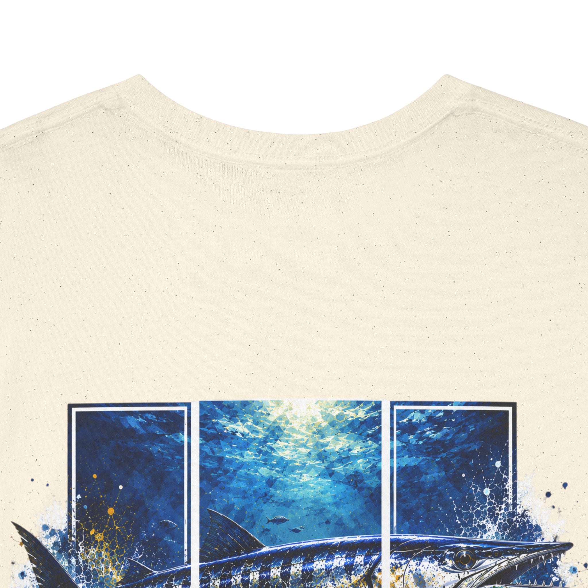 Barracuda Hooked Horizon Co Tee—Ocean Graphic Tee — "Beloved" Ray Design