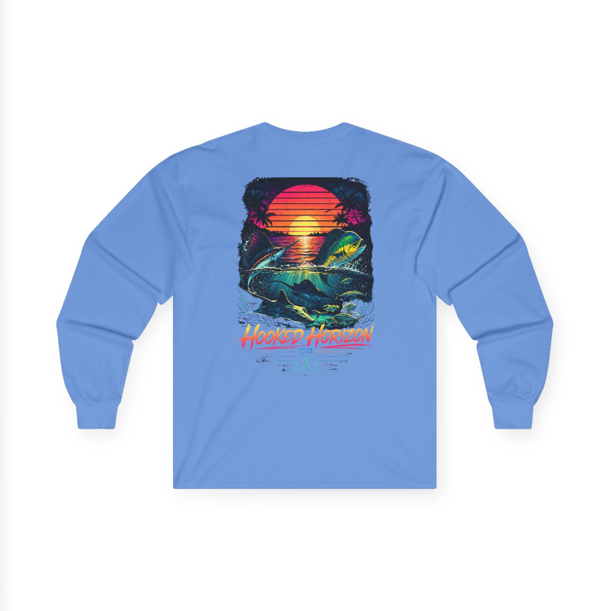 Hooked Horizon Co.  Sunset Long Sleeve Tee— Multiple Color Variations