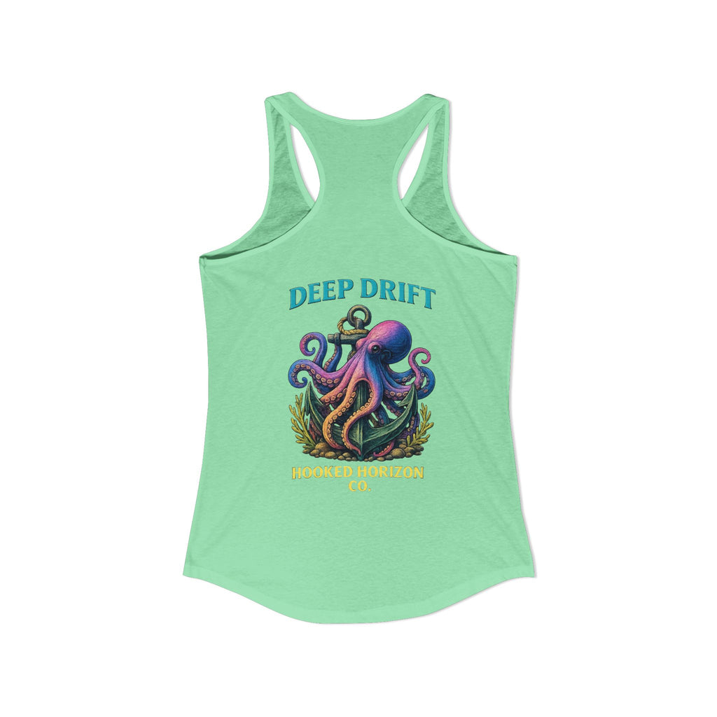 Rainbow Octopus Deep Drift– Hooked Horizon Co. Gifts for Ocean Lovers, Nautical Fashion, Everyday Comfort, Perfect Gift for Her