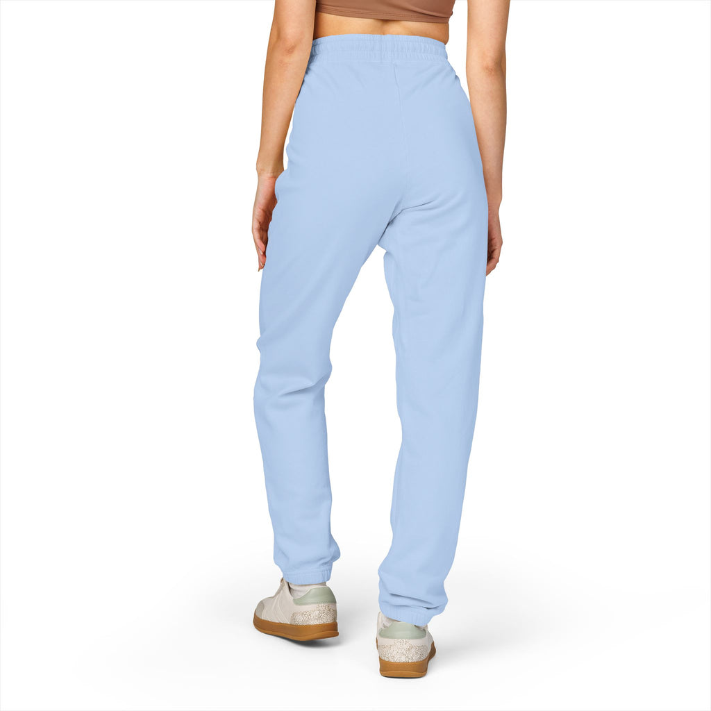 Hooked Horizon Co. Deep Drift Embroidered Fleece Sweatpants | Cozy Loungewear, Gifts for Everyone, Comfortable Joggers, Relaxed Fit Sweatpants, God is Love, Unisex Fashion