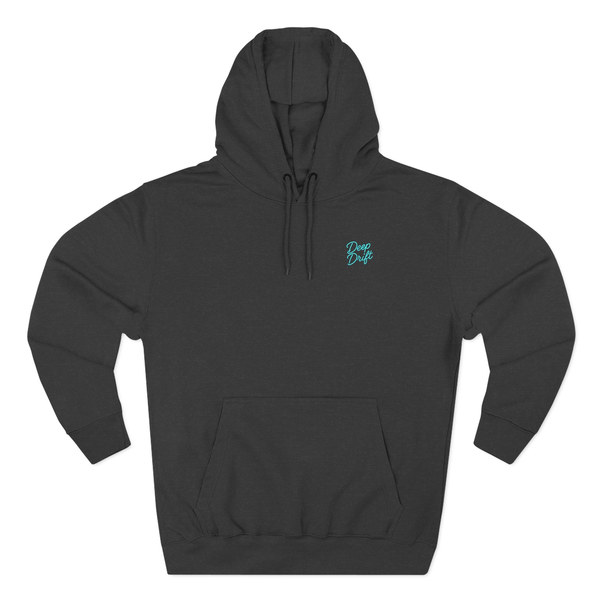 Wave & Sun Deep Drift– "Hooked By The Sea" Hooked Horizon Co. Unisex Zip Hoodie for Ocean Lovers, Nautical Fashion, Cool Weather Gear, Everyday Comfort, Perfect Gift