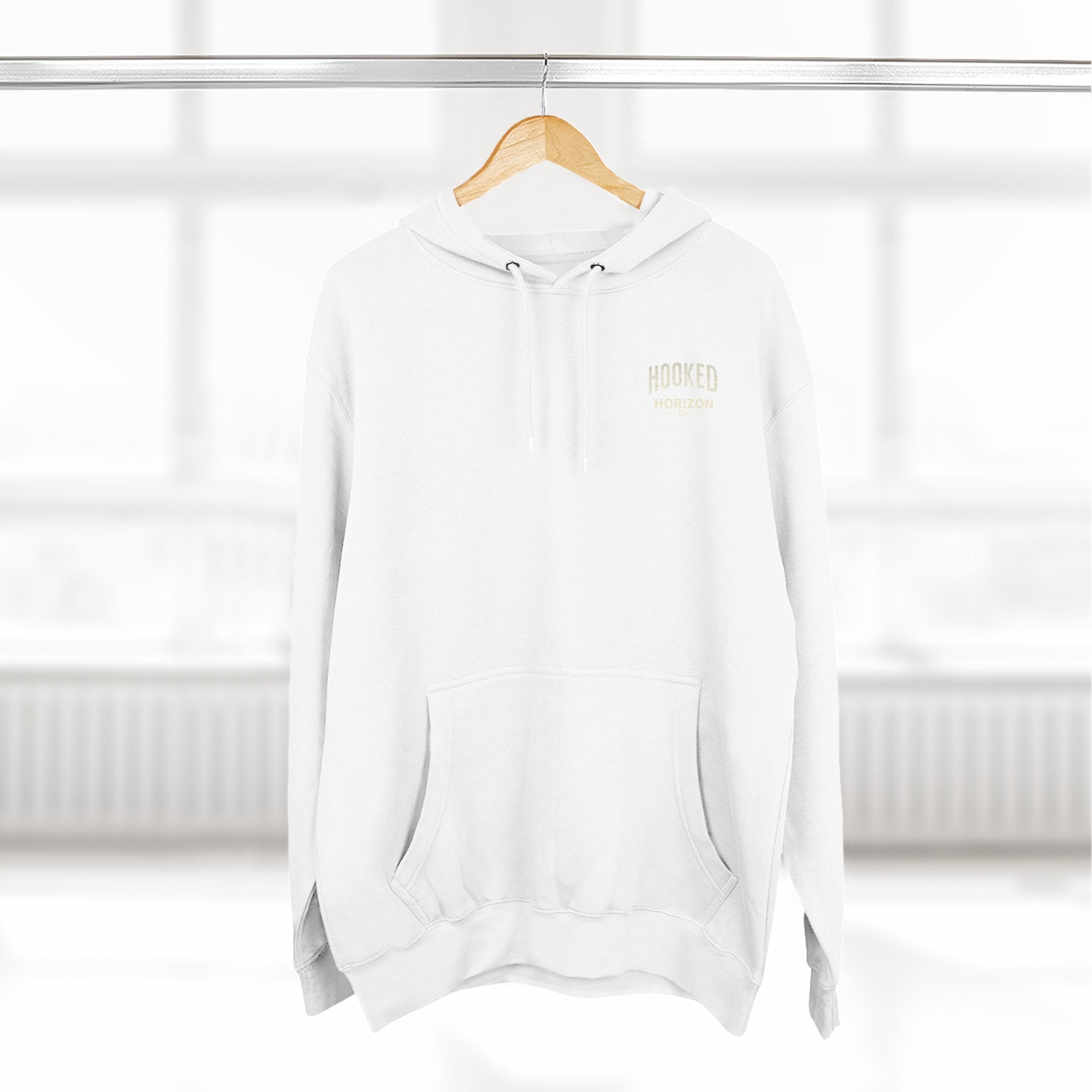 Fishing Charter T-Shirt— Hooked Horizon Hoodie — Fishing Boat Graphic Pullover