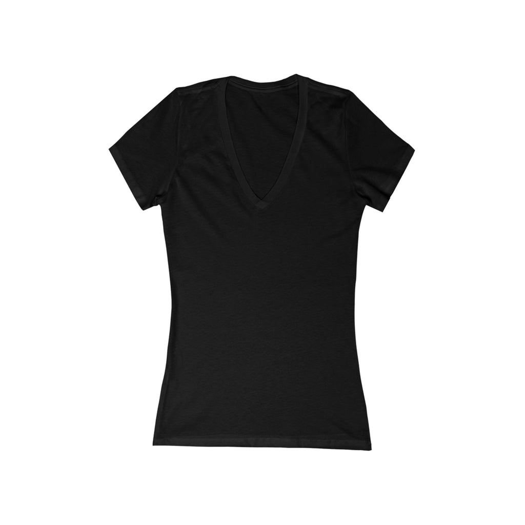 Turtle Deep Drift Women's V-Neck Tee - Casual Style, Gift for Beach Lovers, Summer Wear, Travel Outfit, Comfortable Tee