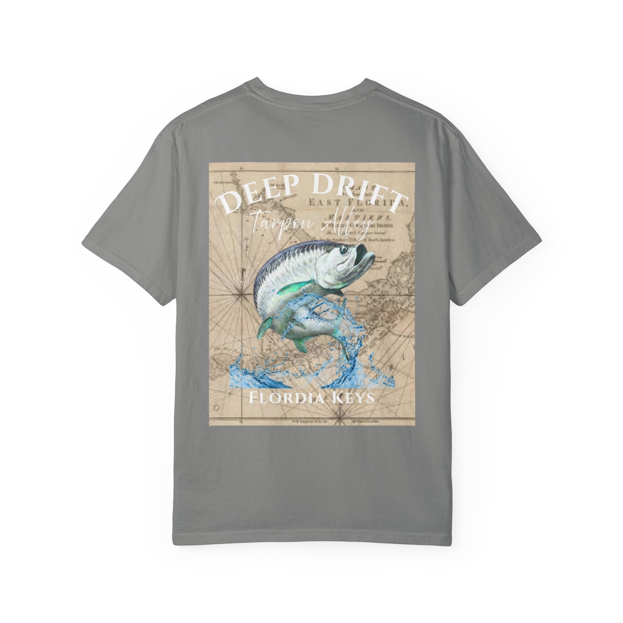 Tarpon Alley Fishing T-Shirt - Florida Keys Fishing Tee for Angler Lovers