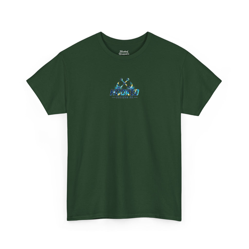 Barracuda Hooked Horizon Co Tee—Ocean Graphic Tee — "Beloved" Ray Design
