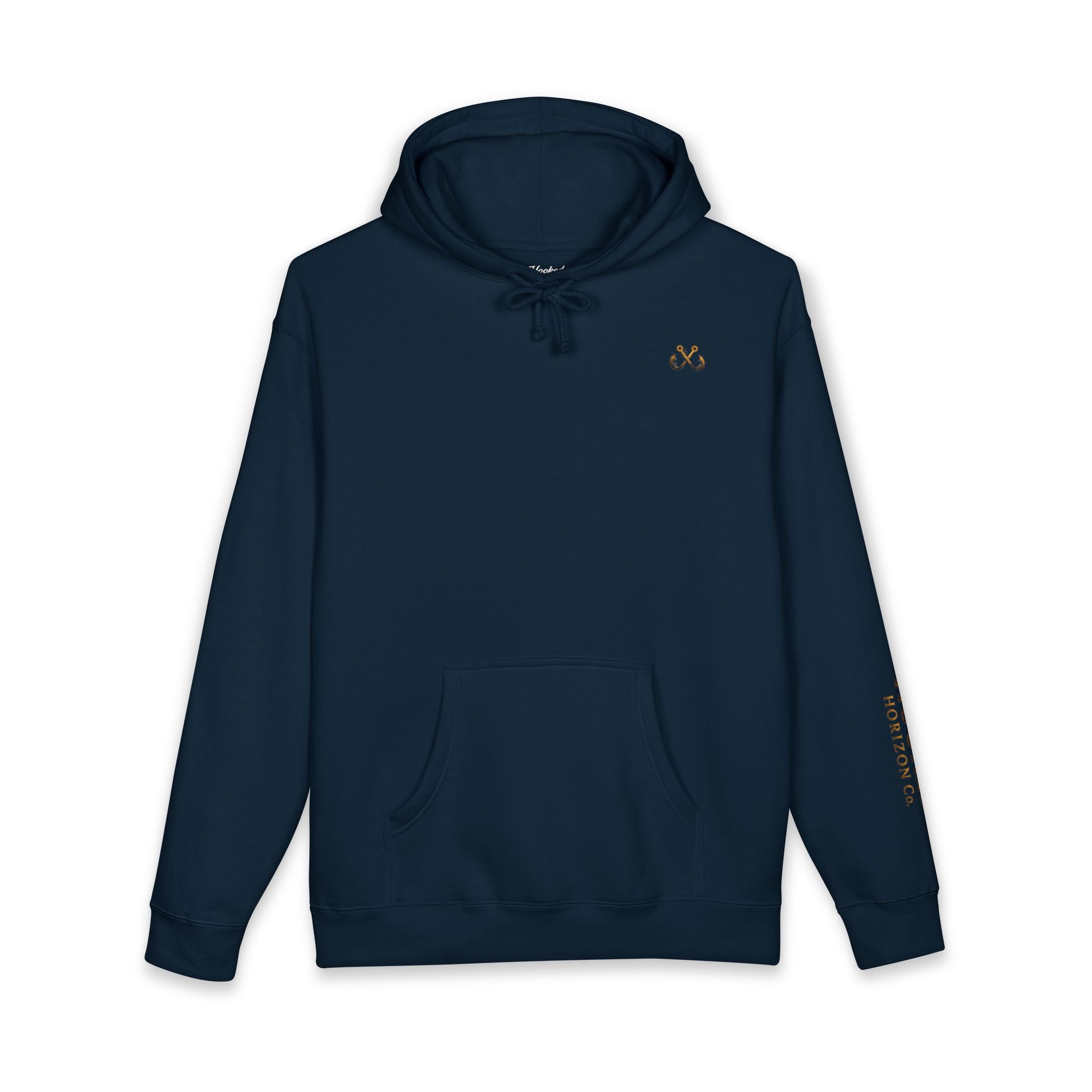 Grouper Hoodie Hooked Horizon Co. — Fishing Back Graphic Hoodie, Multiple Color Variations