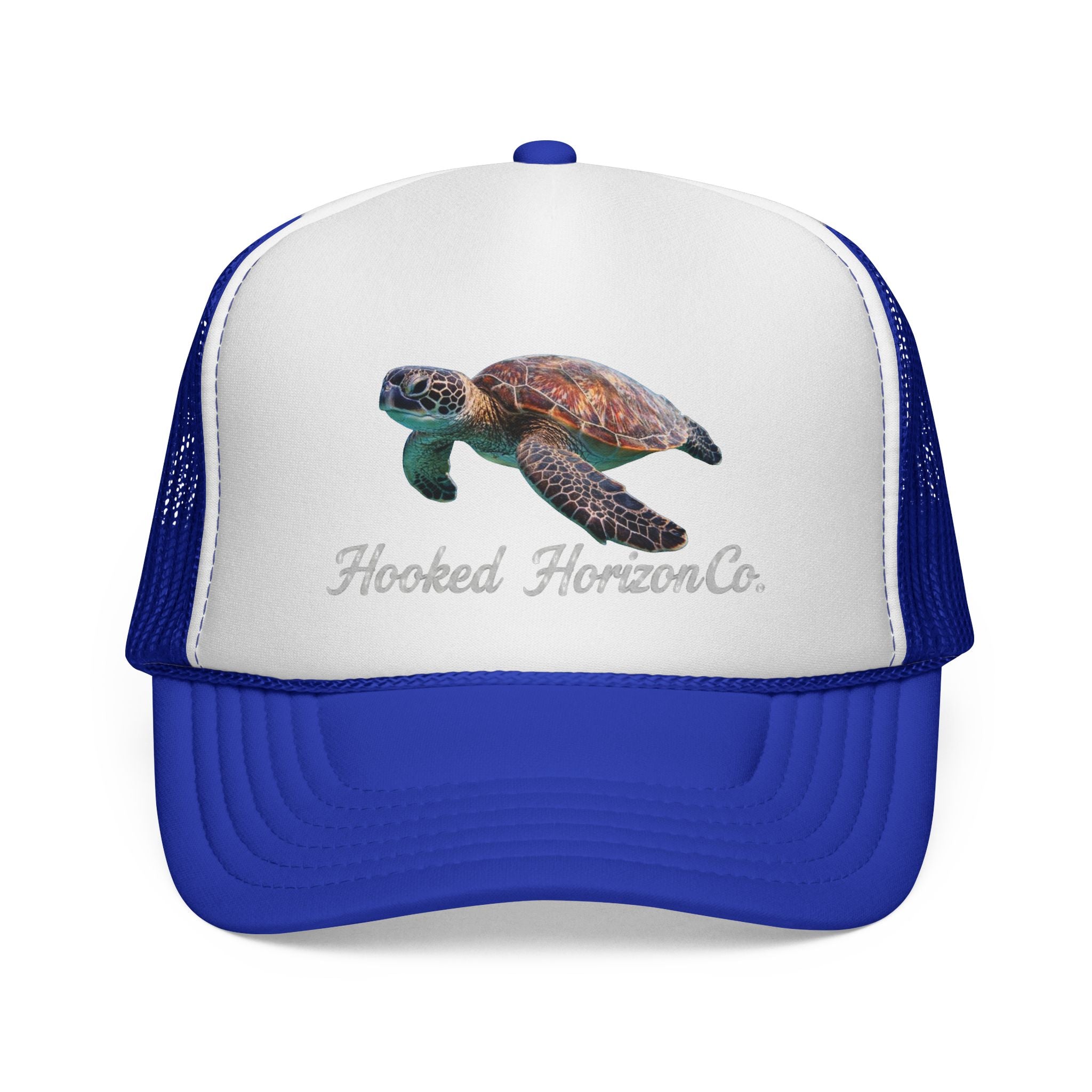 Sea Turtle Trucker Cap — Fishing & Beach Hat