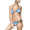 Parrot Fish Inspired Bikini –  Hooked Horizon Co. Swimsuit, Summer Beachwear, Swimwear for Vacations, Pool Parties, Tropical Getaways, Custom Strap Colors – Multiple Variations