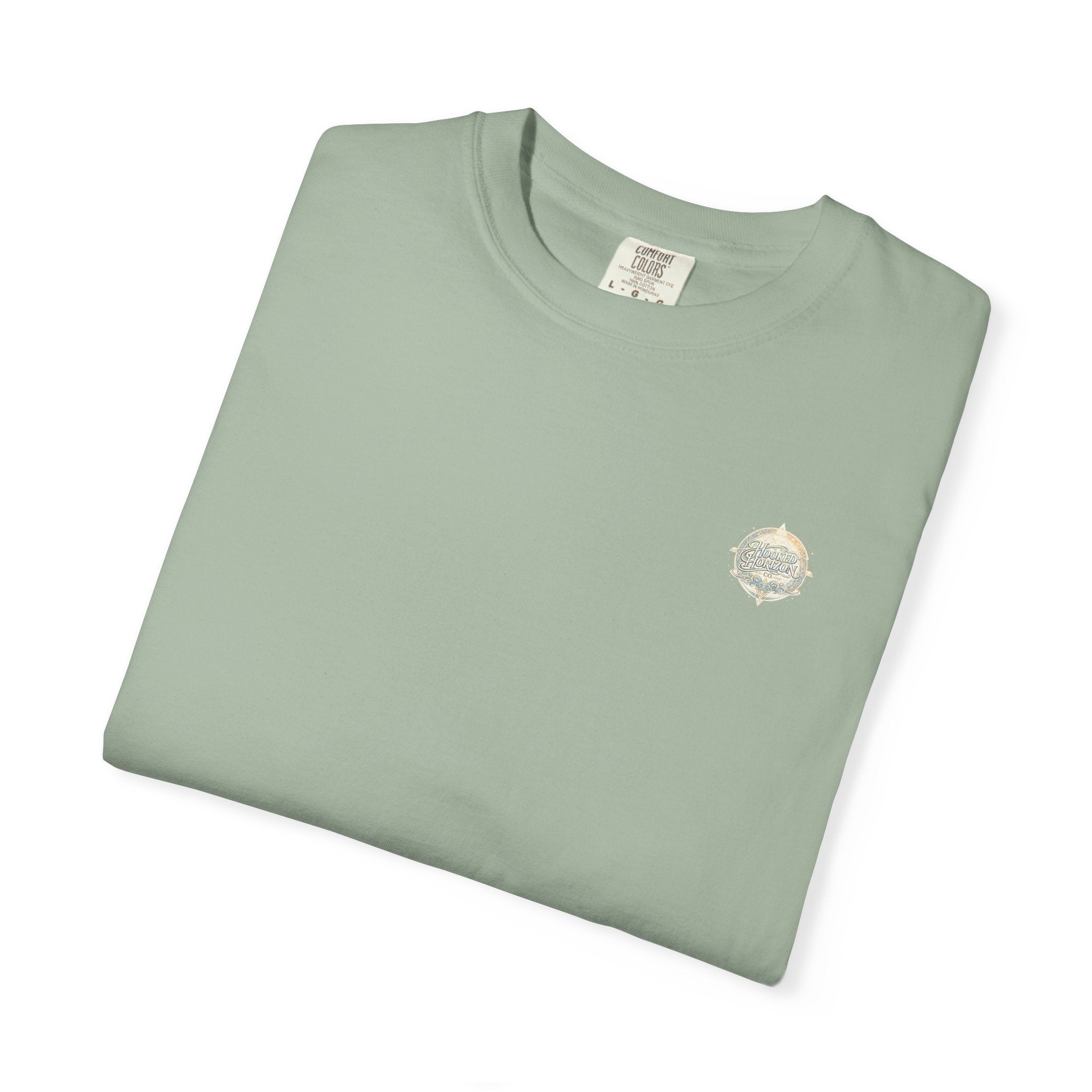 Turtle Geometric Inspiration T-Shirt - Hooked Horizon Co. Fishing Tee for Angler Lovers