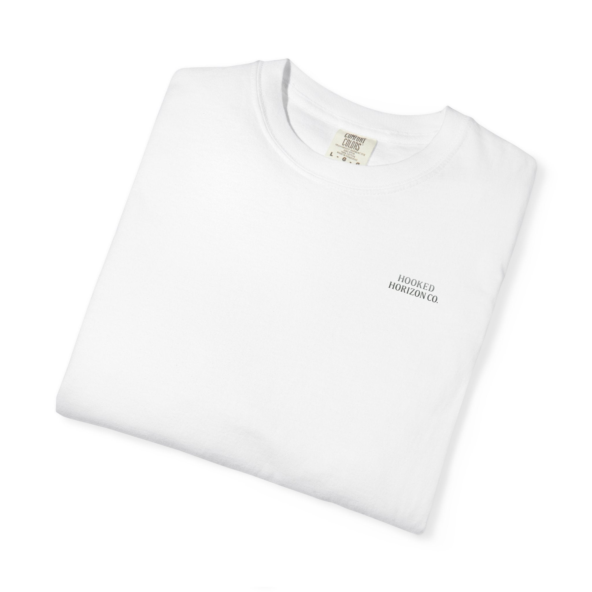 Wave Compass T-shirt, Hooked Horizon Co, Angler Gifts
