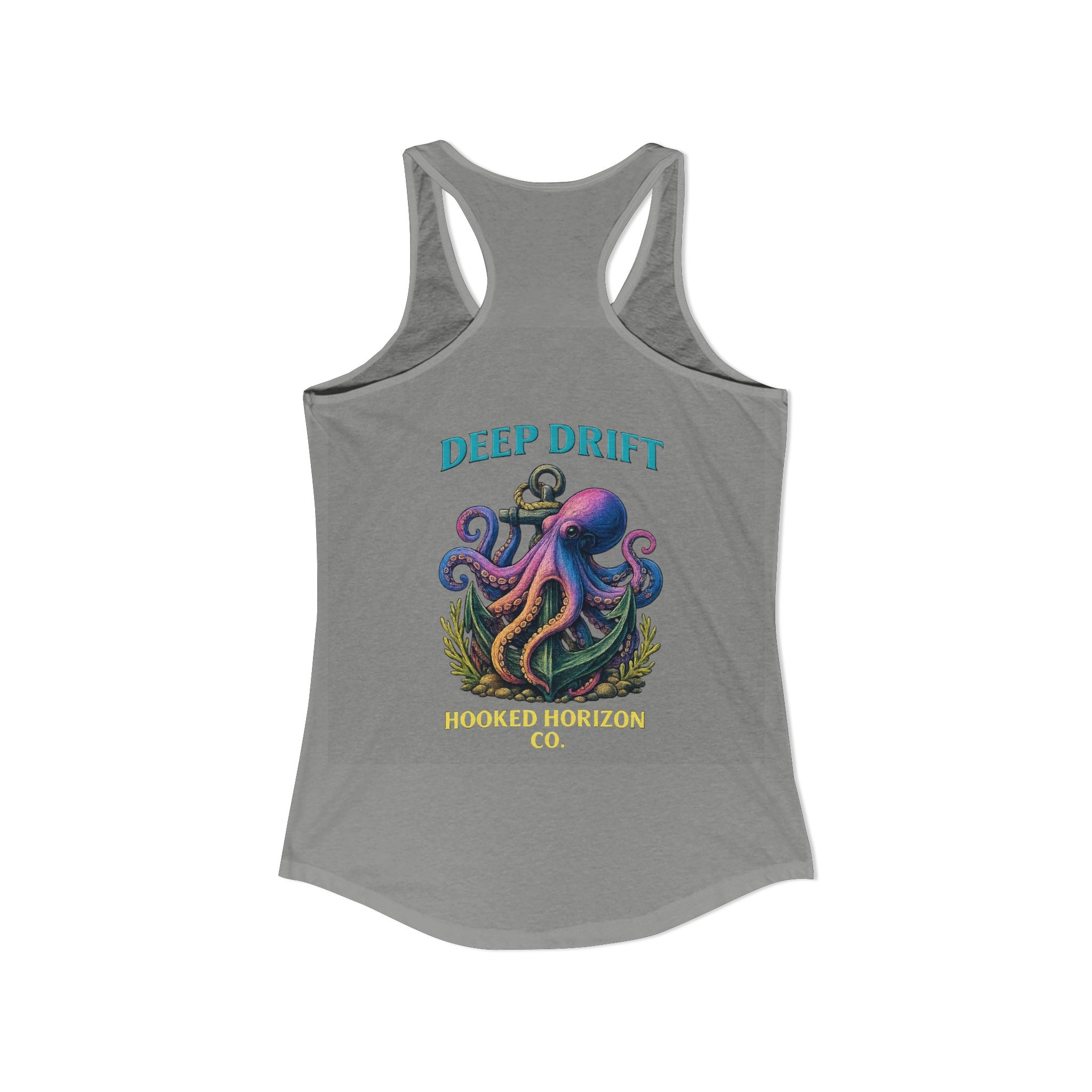 Rainbow Octopus Deep Drift– Hooked Horizon Co. Gifts for Ocean Lovers, Nautical Fashion, Everyday Comfort, Perfect Gift for Her