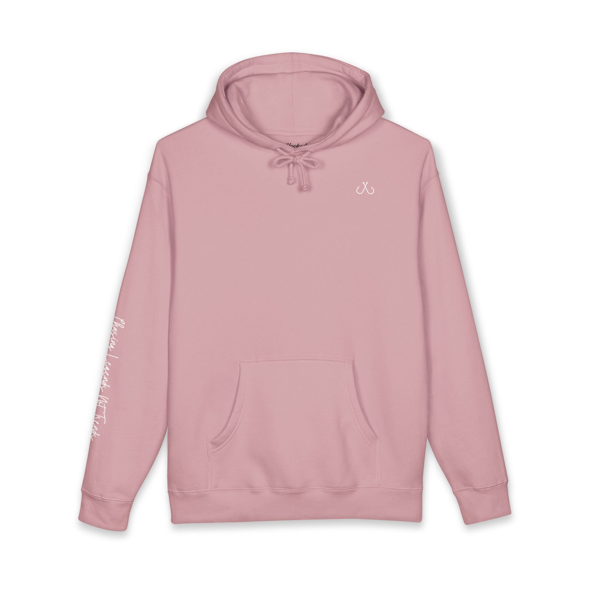 Chasing Legends Not Trends Hoodie Hooked Horizon Co. — Minimal Fishing Back Graphic Hoodie, Multiple Color Variations