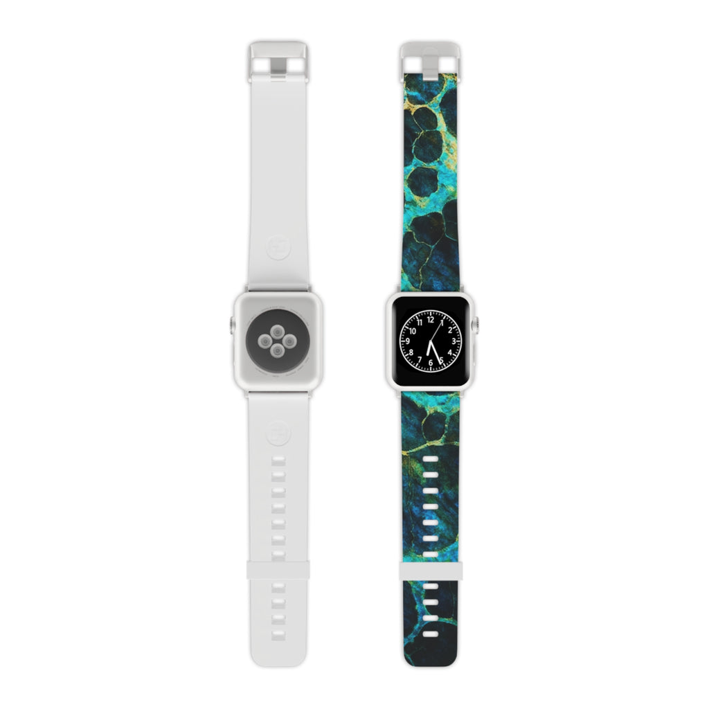 Green Leopard Shark Inspired Watch Band for Apple Watch