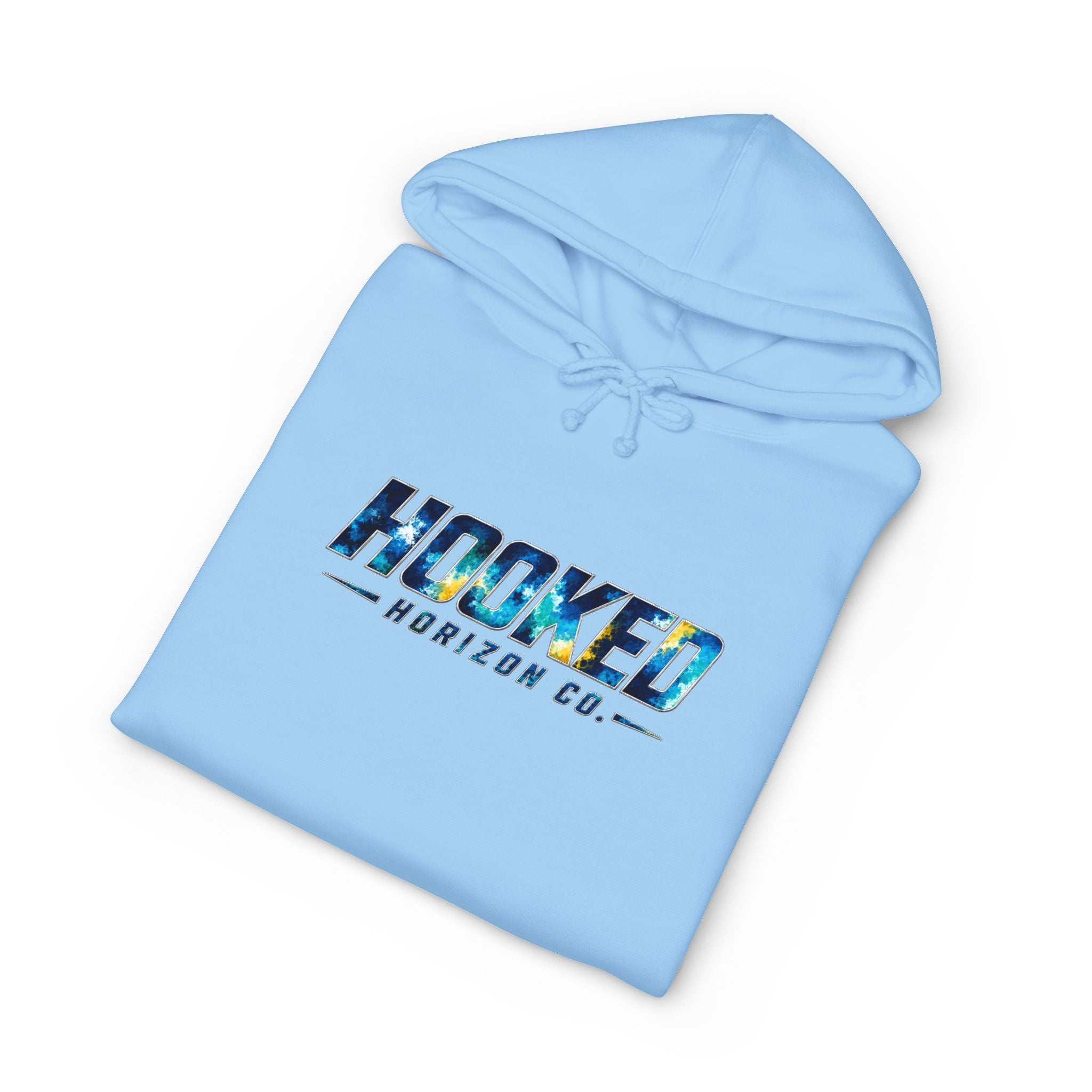 Barracuda Hoodie Hooked Horizon Co. — Fishing Back Graphic Hoodie, Multiple Color Variations