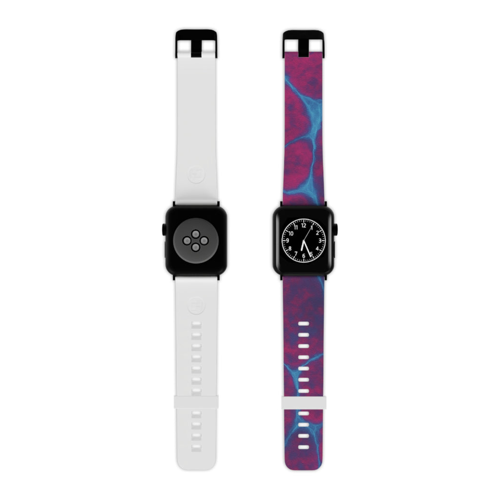 Magenta & Turquoise Lava Inspired Watch Band for Apple Watch