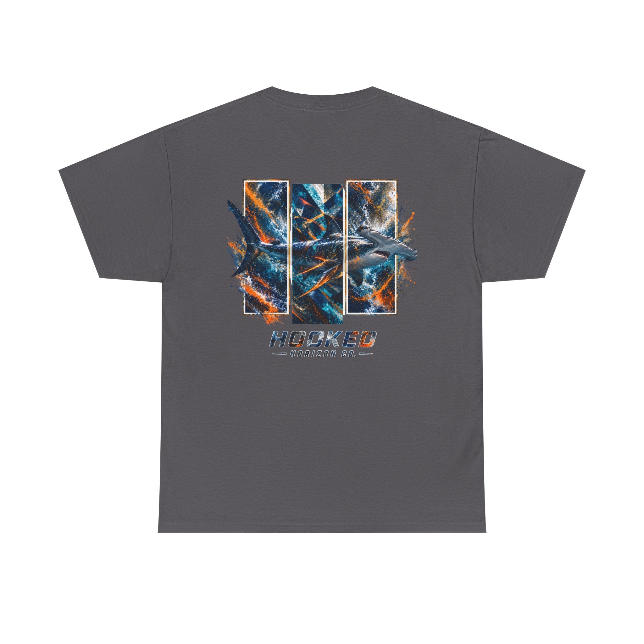 Hammer Head Hooked Horizon Co Tee—Ocean Graphic Tee — "Beloved" Ray Design