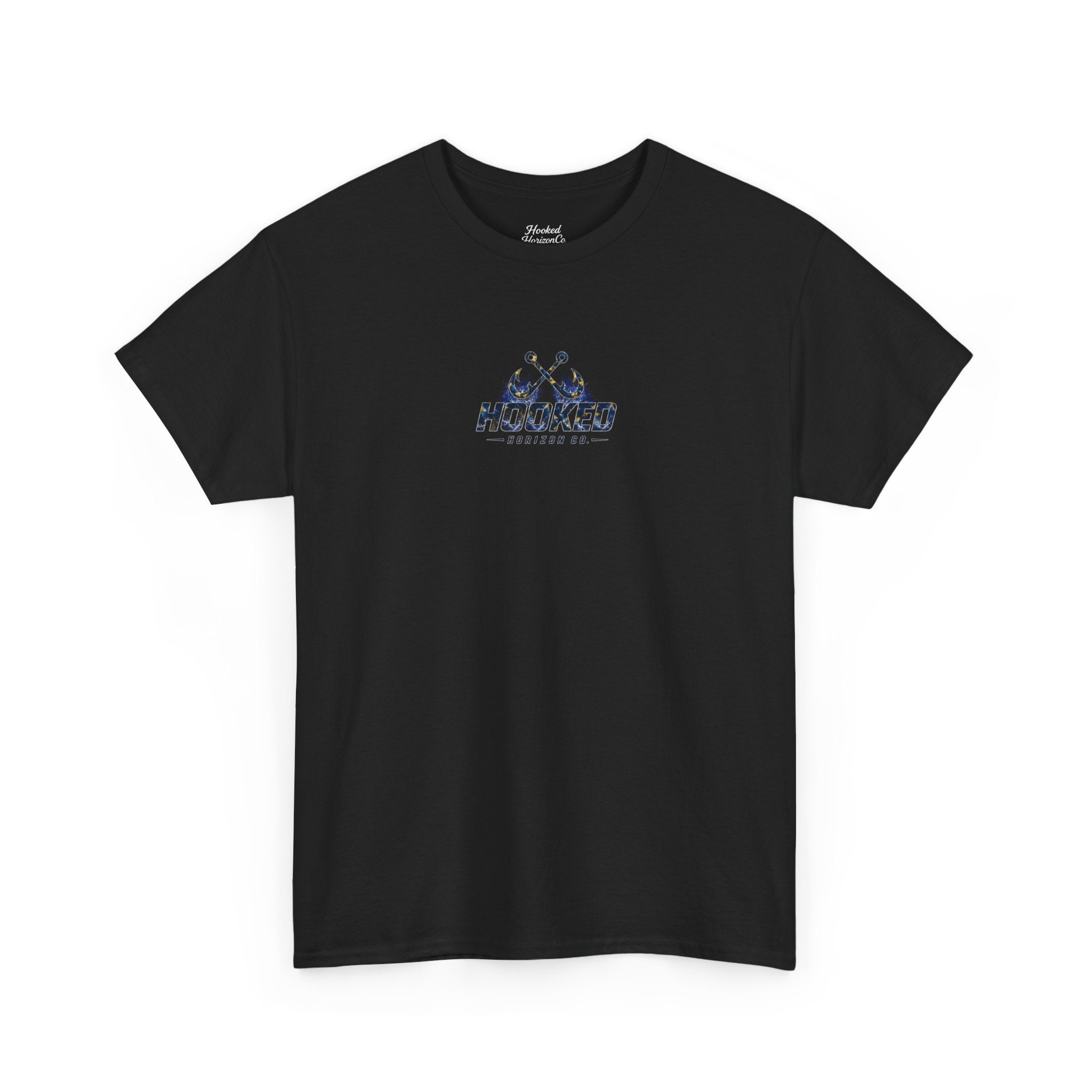 Sail Fish Hooked Horizon Co Tee—Ocean Graphic Tee — "Beloved" Ray Design