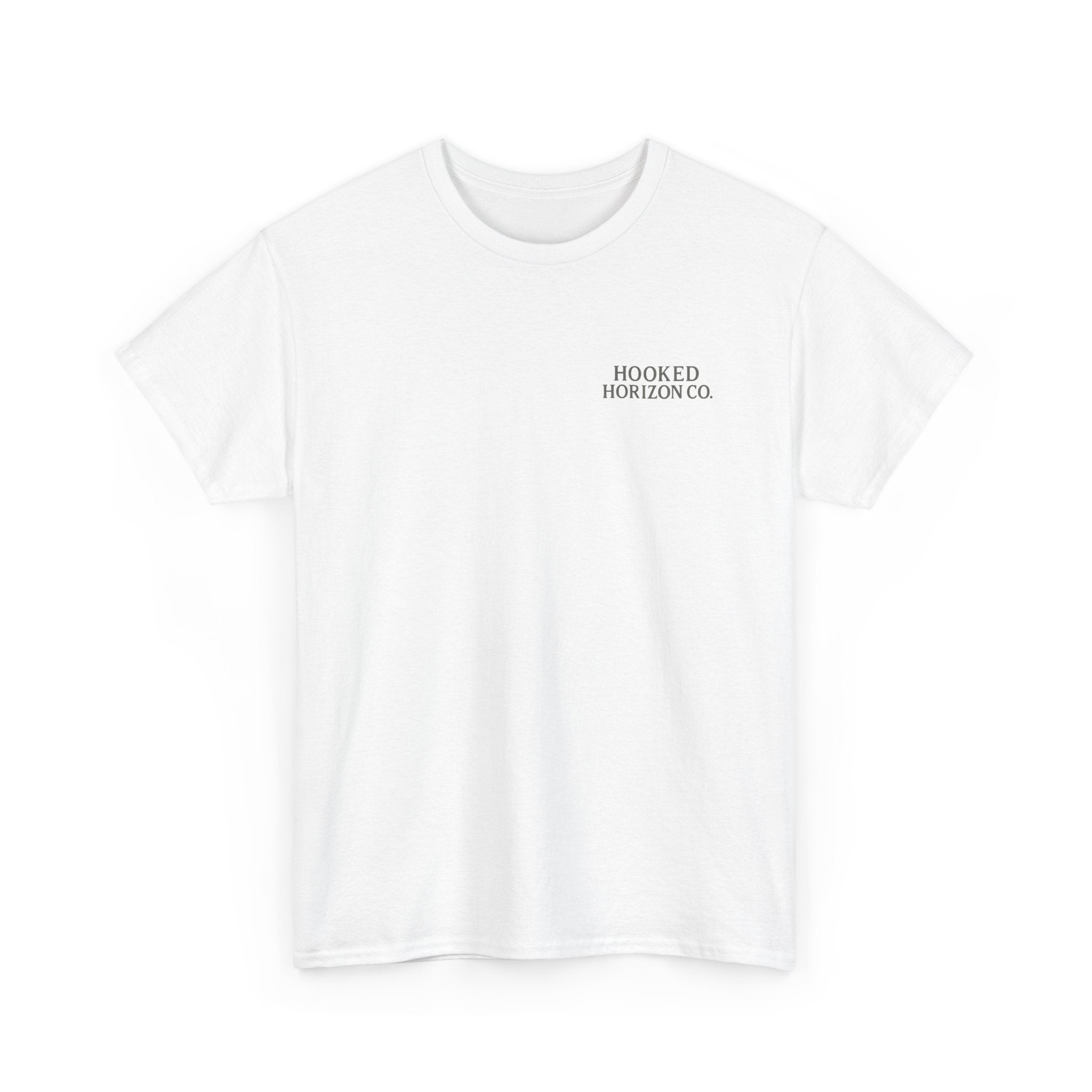 Compass Fishing T‑Shirt — "Deep Drift" Compass Design by Hooked Horizon Co.