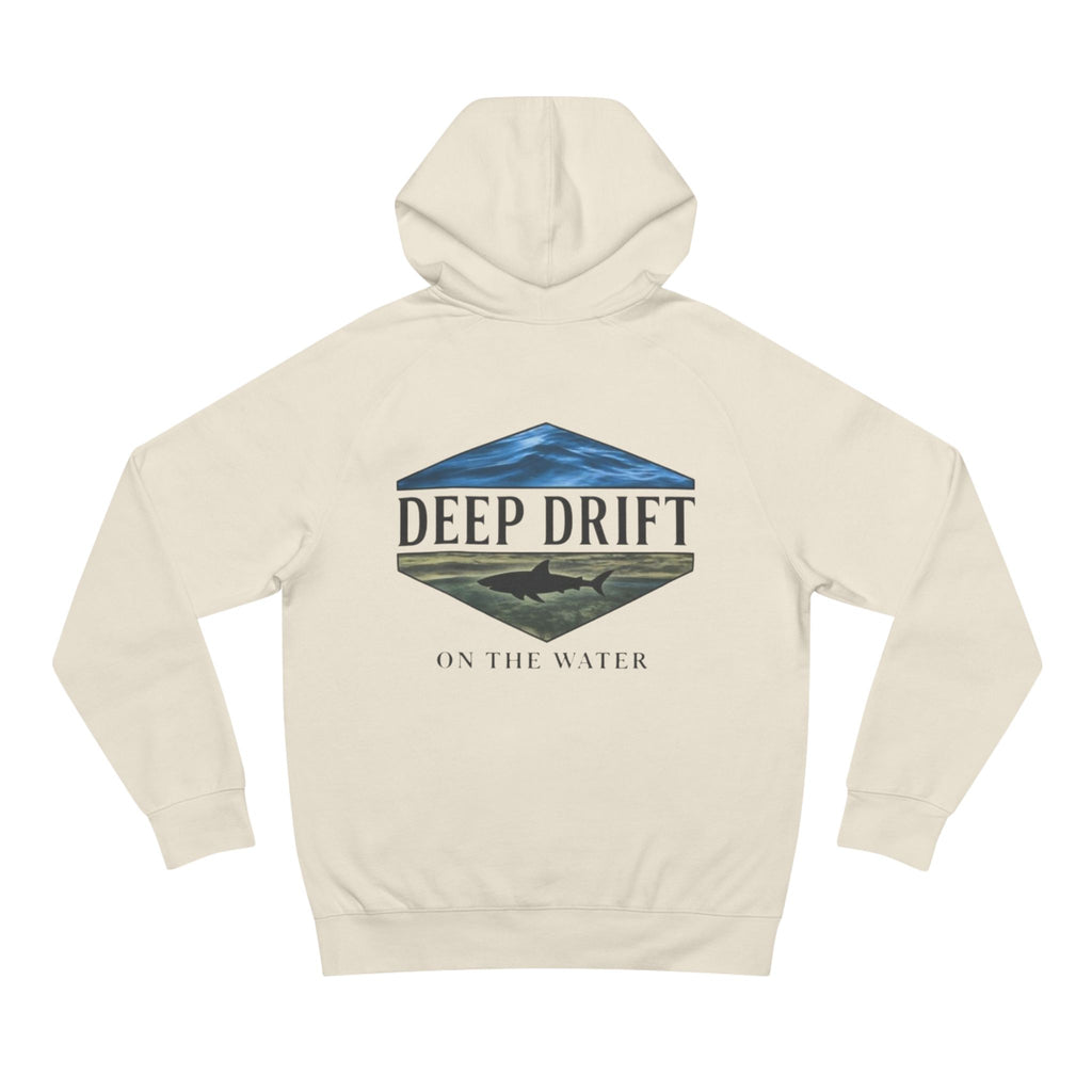 Shark Hoodie— "Deep Drift On The Water" Hooked Horizon Co. Unisex Supply Hoodie