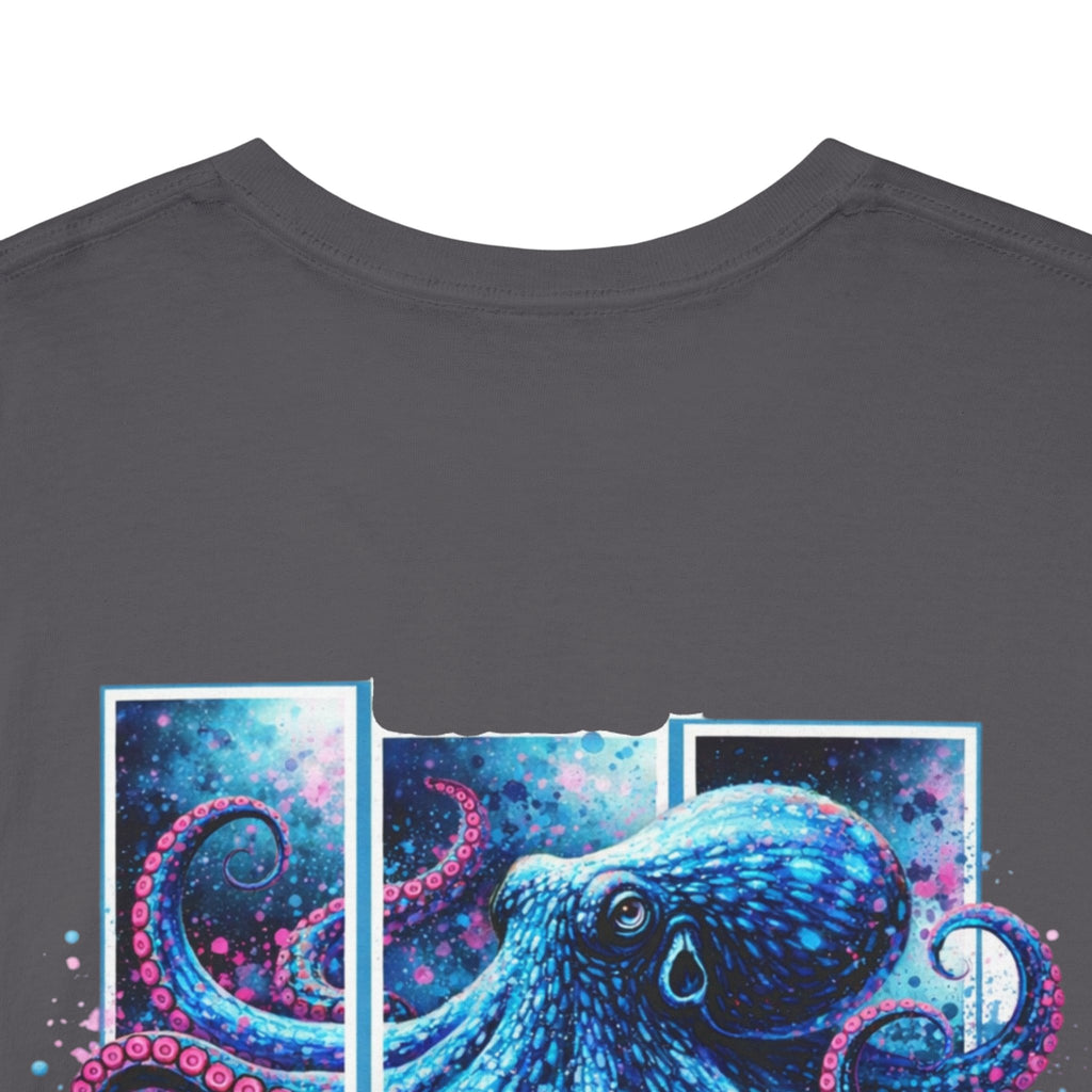 Octopus Hooked Horizon Co Tee—Ocean Graphic Tee — "Beloved" Ray Design