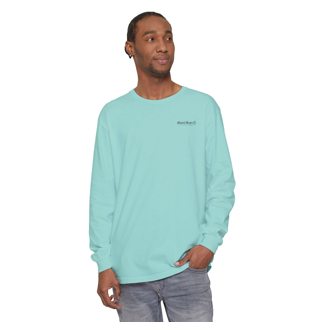 Chasing Legends Tarpon, Mahi Mahi, TunaSaltwater Fish Long Sleeve Tee — Hooked Horizon Co. Graphic Shirt
