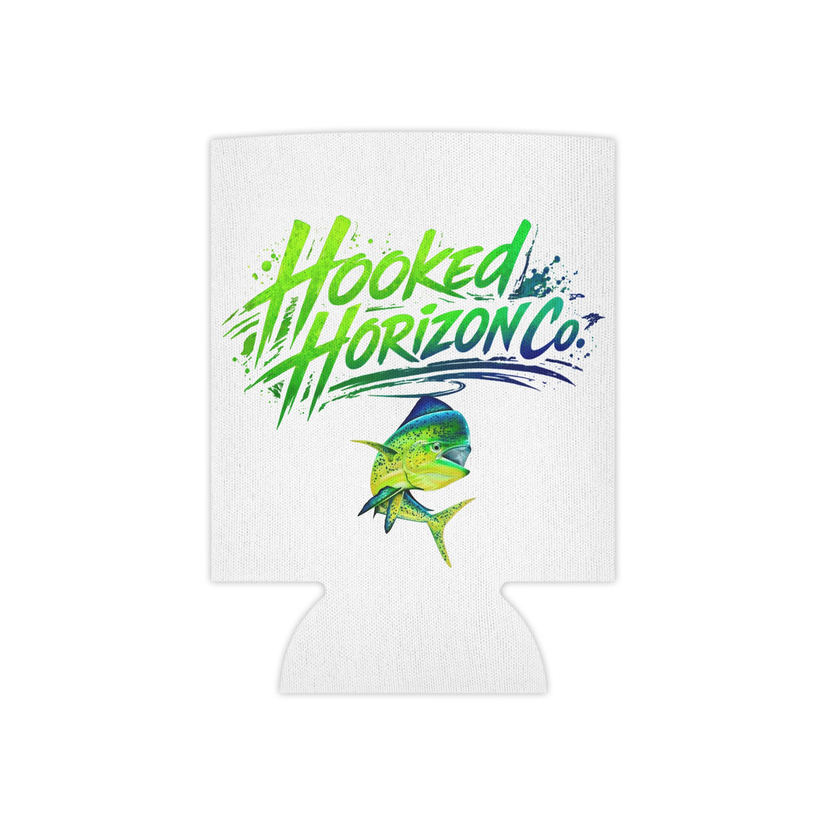Mahi Mahi Coozie — Hooked Horizon Co. Fishing Wave Koozie