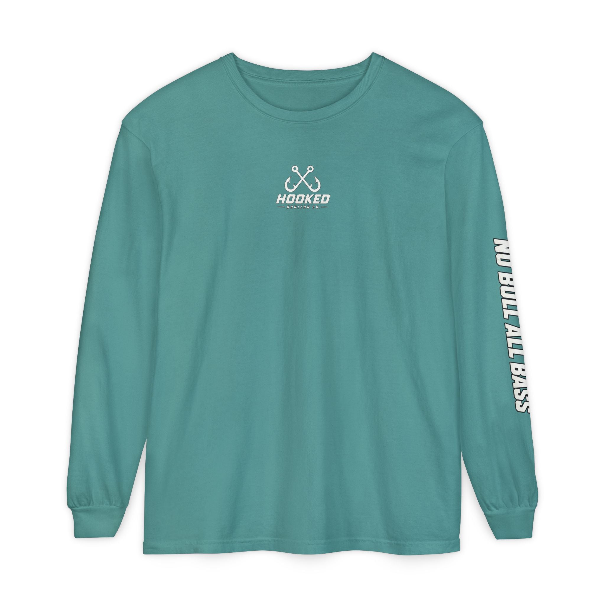 Saltwater Sea Striper Fishing Long Sleeve T-Shirt, Ocean Adventure Apparel, Boat Trip Shirt, Coastal Style, Gift for Fishermen