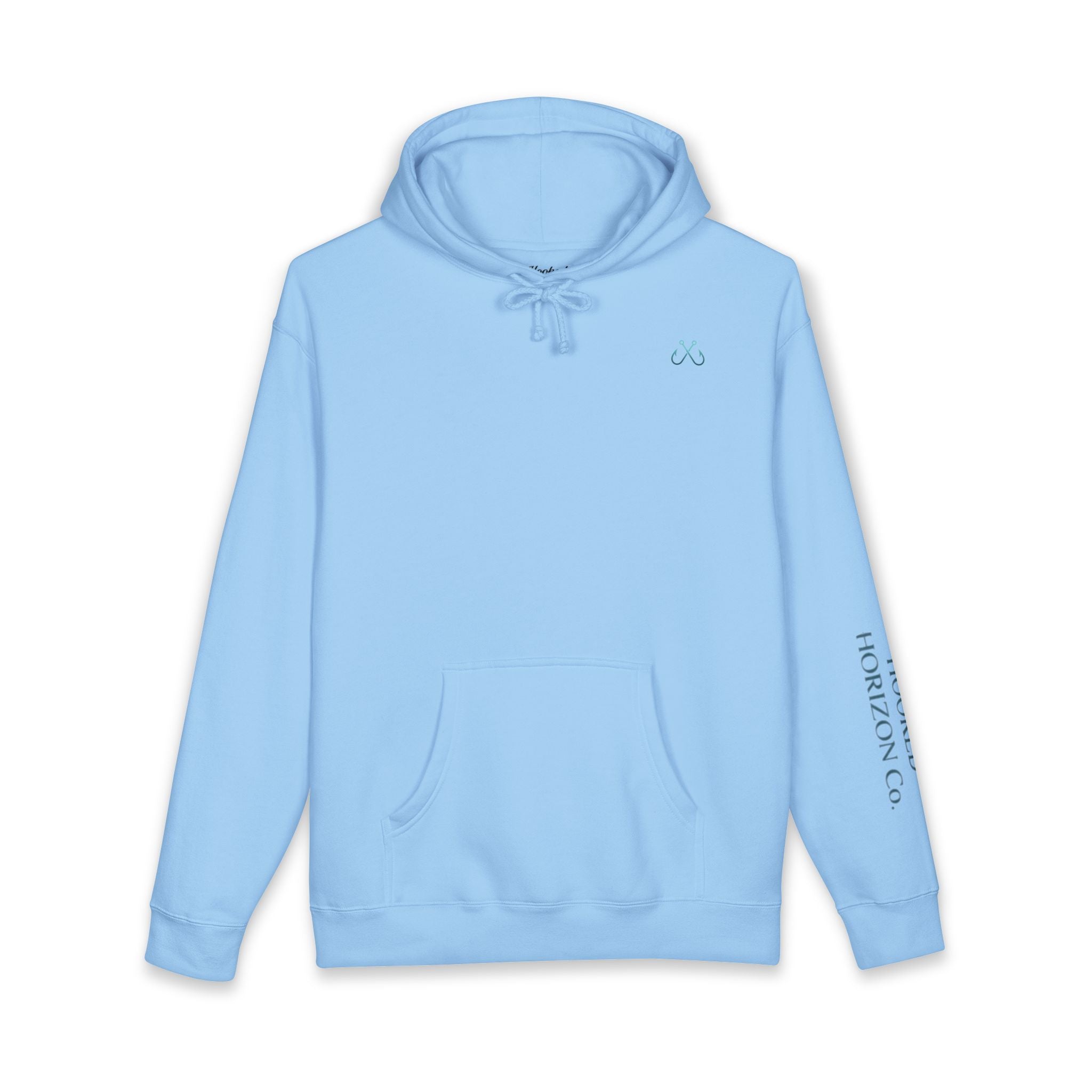 Manta Ray Hoodie Hooked Horizon Co. — Fishing Back Graphic Hoodie, Multiple Color Variations